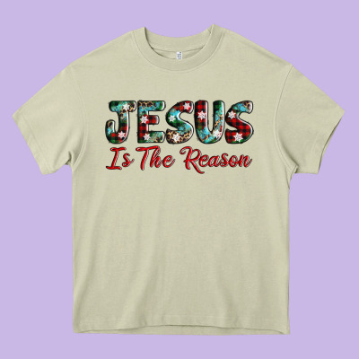 Jesus Is The Reason Heavy Core Tee Designed By Adodesignshop