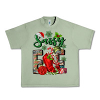 Oil Green sassy elf Urban Heavy Tee - MaliasSmallBusiness