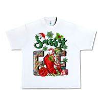 White sassy elf Urban Heavy Tee - MaliasSmallBusiness