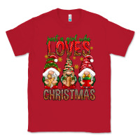 Red Just a girl who loves Christmas Classic Tee - NancyCooperArtShop