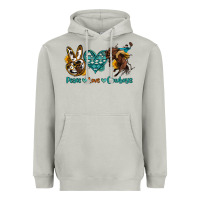 Moon Dust peace love cowboys Heavyweight Hoodie - OliviaCreatesArt