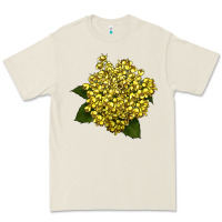 Bone Oregon Grape Flower Illustrations Premium Tee - LillyAllenDesigns