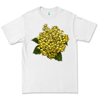 White Oregon Grape Flower Illustrations Premium Tee - LillyAllenDesigns