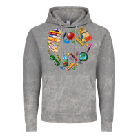 Cloud Rock teacher heart custom Vintage Hoodie - NancyCooperArtShop