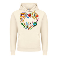 Vintage Artic teacher heart custom Vintage Hoodie - NancyCooperArtShop