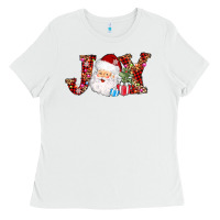 White joy christmas santa Ladies Tee - AdoDesignShop