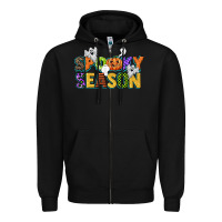 Black spooky season Zipper Hoodie - CowGirlArtShop