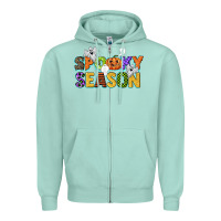 Seafoam spooky season Zipper Hoodie - CowGirlArtShop