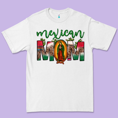Mexican Mom Our Lady Of Guadalupe Leopard Premium Tee Designed By Jahusdesignshop