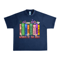 Navy women of the bible Urban Heavy Tee - MaliasSmallBusiness