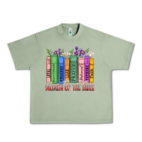 Oil Green women of the bible Urban Heavy Tee - MaliasSmallBusiness