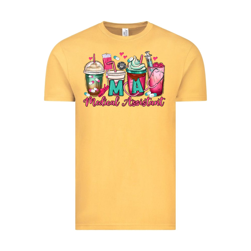 Ma Medical Assistant Coffee Cups Vintage Tee by MaliasSmallBusiness | Teevron