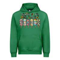 Emerald name vibrant summer greeting with popsicles Urban Hoodie - CowhideDigitalArt