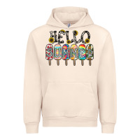 Sandshell name vibrant summer greeting with popsicles Urban Hoodie - CowhideDigitalArt