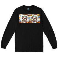 Black When You're Dead Inside But It's Christmas Hippie Skeleton Santa Long Sleeve Tee - Artiststas