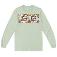 Matcha When You're Dead Inside But It's Christmas Hippie Skeleton Santa Long Sleeve Tee - Artiststas