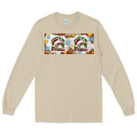 Mushroom When You're Dead Inside But It's Christmas Hippie Skeleton Santa Long Sleeve Tee - Artiststas