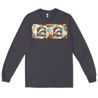 Smoke When You're Dead Inside But It's Christmas Hippie Skeleton Santa Long Sleeve Tee - Artiststas