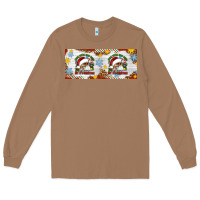 Toasted Coconut When You're Dead Inside But It's Christmas Hippie Skeleton Santa Long Sleeve Tee - Artiststas
