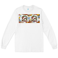 White When You're Dead Inside But It's Christmas Hippie Skeleton Santa Long Sleeve Tee - Artiststas