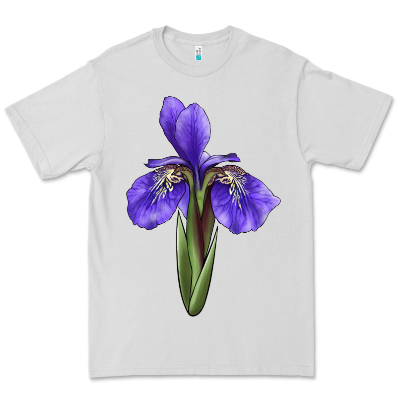 Iris Flower Illustrations Premium Tee by LillyAllenDesigns | Teevron