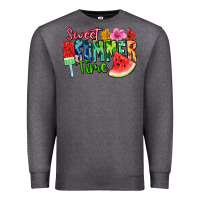 Charcoal Heather Sweet summer time Premium Sweatshirt - FaDigitalArtStudio