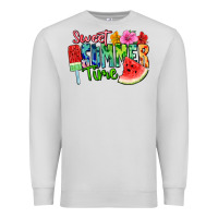 Dove Grey Sweet summer time Premium Sweatshirt - FaDigitalArtStudio