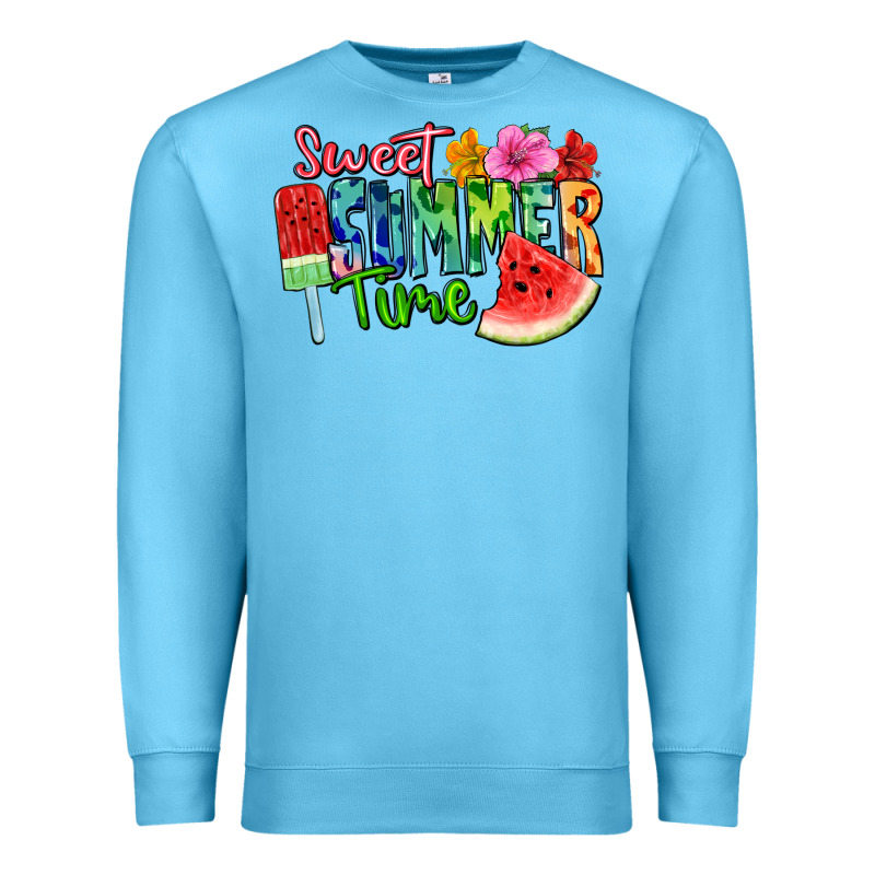 Sweet Summer Time Premium Sweatshirt by FaDigitalArtStudio | Teevron