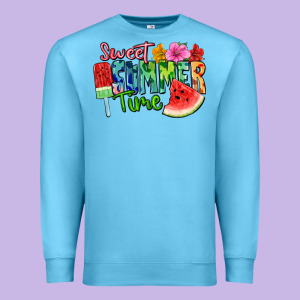 Sweet Summer Time Premium Sweatshirt Designed By Fadigitalartstudio