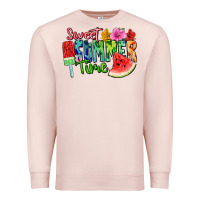 Pale Pink Sweet summer time Premium Sweatshirt - FaDigitalArtStudio