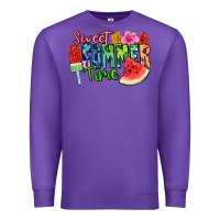 Purple Sweet summer time Premium Sweatshirt - FaDigitalArtStudio