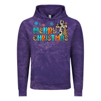 Cloud Purple western merry christmas Vintage Hoodie - MaliasSmallBusiness