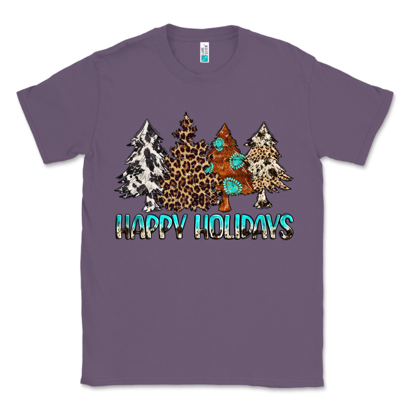Happy Holidays Trees Classic Tee by MaliasSmallBusiness | Teevron