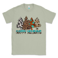 Matcha Happy Holidays Trees Classic Tee - MaliasSmallBusiness