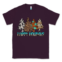 Plum Happy Holidays Trees Classic Tee - MaliasSmallBusiness