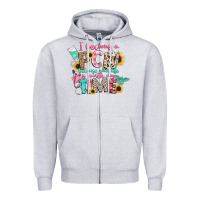 Heather Grey i became a cna because your life is worth my time Zipper Hoodie - CowGirlArtShop