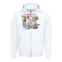 White i became a cna because your life is worth my time Zipper Hoodie - CowGirlArtShop