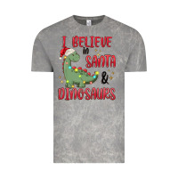 Cloud Rock i believe in santa & dinosaurs Vintage Tee - MaliasSmallBusiness