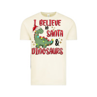 Vintage Arctic i believe in santa & dinosaurs Vintage Tee - MaliasSmallBusiness