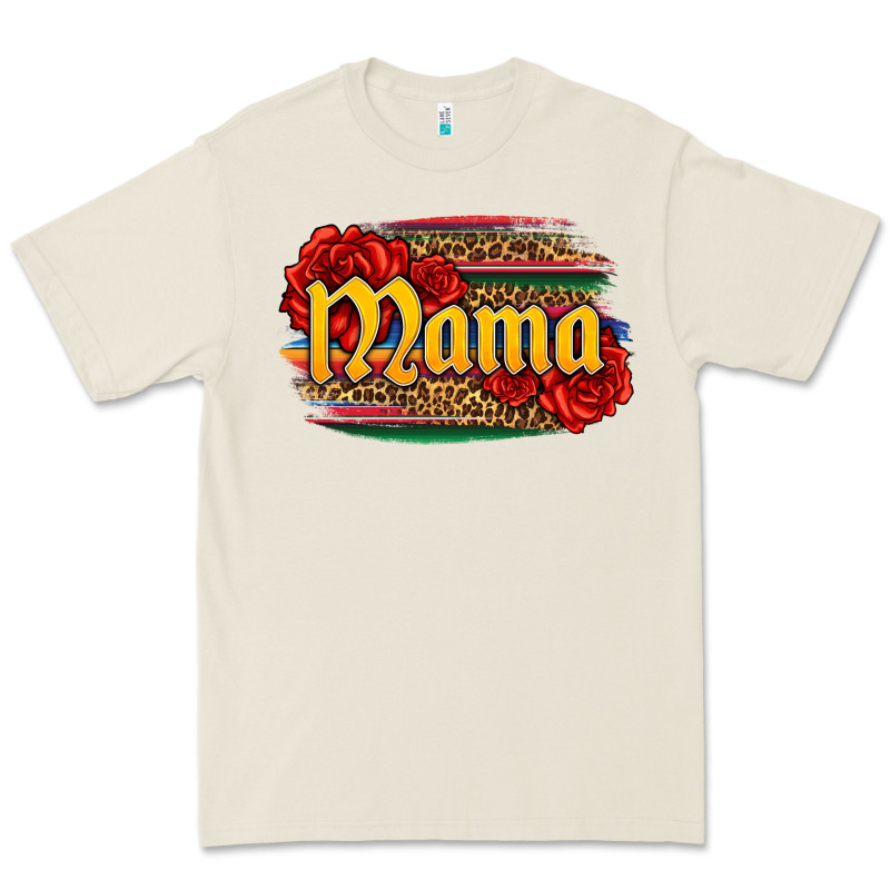 Latina Mama With Serape And Roses Premium Tee by Jasminsmagicworld | Teevron