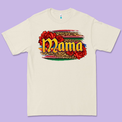 Latina Mama With Serape And Roses Premium Tee Designed By Jasminsmagicworld
