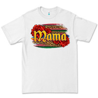 White Latina mama with serape and roses Premium Tee - Jasminsmagicworld