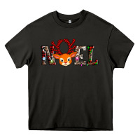 Asphalt noel reindeer Heavy Core Tee - AdoDesignShop