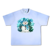 Grape Ice winter snowman Urban Heavy Tee - MaliasSmallBusiness