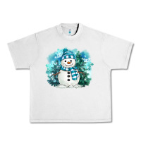 Lunar Rock winter snowman Urban Heavy Tee - MaliasSmallBusiness