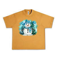 Peanut Butter winter snowman Urban Heavy Tee - MaliasSmallBusiness