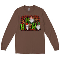 Chestnut ho ho ho gnomes christmas Long Sleeve Tee - RanaPortraitStore