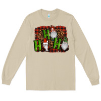 Mushroom ho ho ho gnomes christmas Long Sleeve Tee - RanaPortraitStore