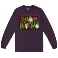 Plum ho ho ho gnomes christmas Long Sleeve Tee - RanaPortraitStore