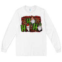 White ho ho ho gnomes christmas Long Sleeve Tee - RanaPortraitStore